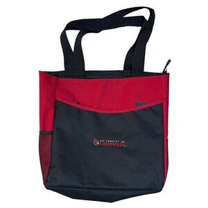 Tote University Of Louisville Cardinals Red Black Embroidered Bag